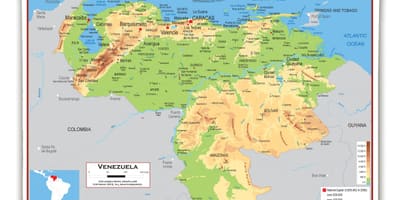 Карта на венецуела кота